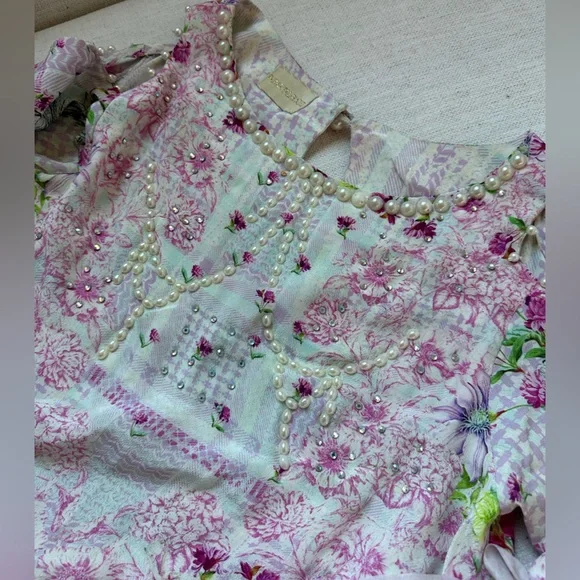 Farah Talib Aziz Printed Tunic - Picture 7 of 8